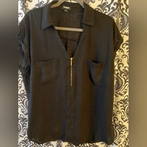 Express Black Blouse XL